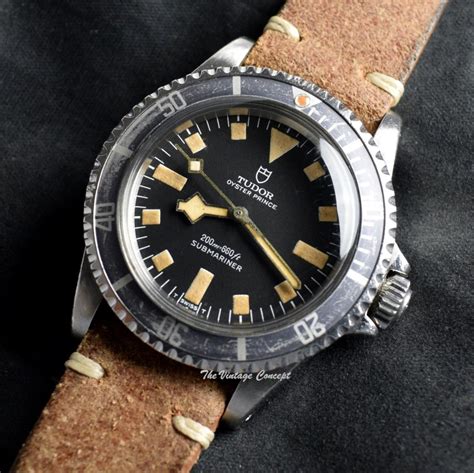 Tudor Vintage Snowflake Submariner No Date Black Dial